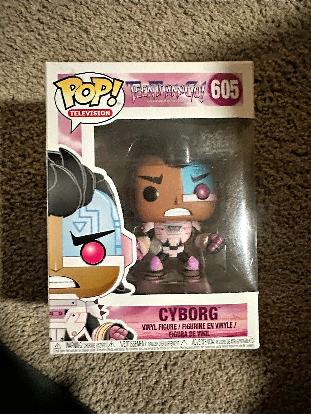 Funko Pop! Television: Teen Titans Go! The Night Begins To Shine - Cyborg #605